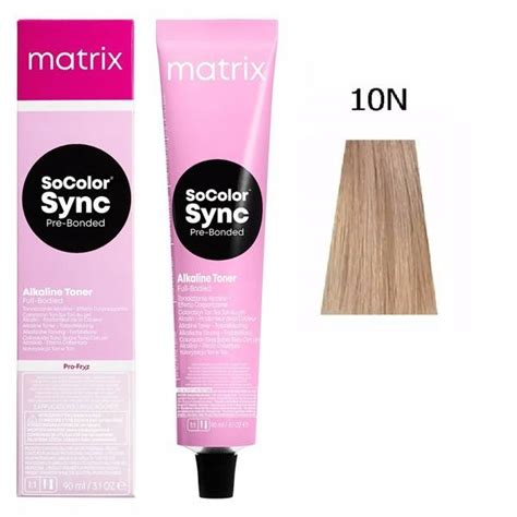 Matrix Socolor Sync Pre Bonded 10n Toner 90ml 12365138002 Allegropl