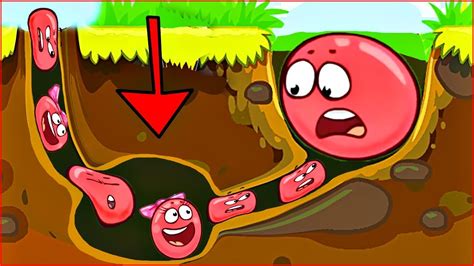 Злые Шары в подземелье и КРАСНЫЙ ШАРИК ! Новая веселая Игра ...