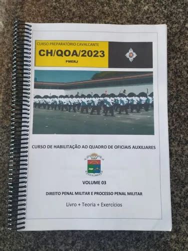 Apostila Concurso Qoa Quadro De Oficiais Auxiliares Pmerj Venda Em