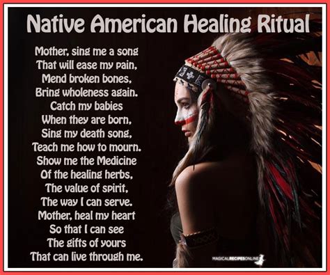 Native American Healing Ritual Magical Recipes Online