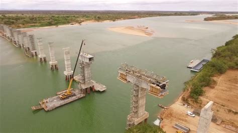 Constru O Da Maior Ponte Ferrovi Ria Do Brasil Julho Youtube