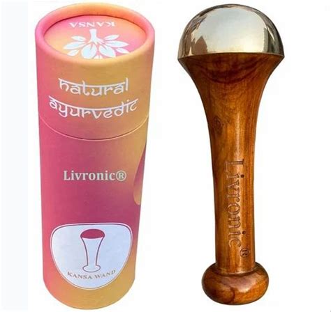 Kansa Wand Manufacturers Wooden Wand Massager Bronze Face At Rs 260