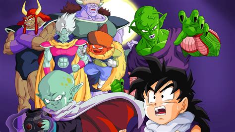 Epic Dragon Ball Z Hd Wallpaper Heroes And Villains Unite By Nostal