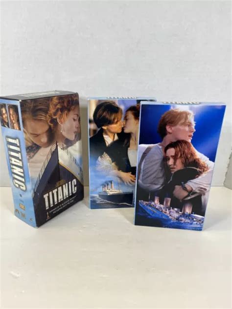 Lot De Cassettes Titanic Vhs Leonardo Dicaprio Kate Winslet