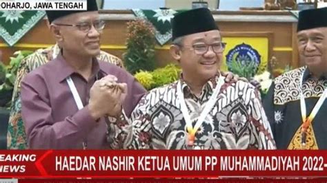 Sosok Haedar Nashir Yang Terpilih Jadi Ketua Umum Pp Muhammadiyah 2022