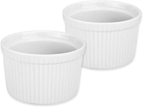 Bia Cordon Bleu Tall White Porcelain 16 Ounce Souffle Set