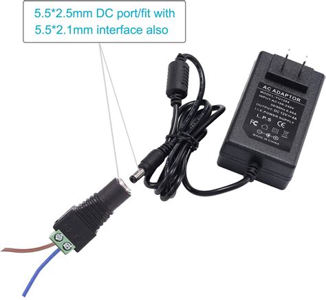 COOLM 12V 4A AC Adapter 100 240V 50 60Hz To DC 12V 4A Power Supply