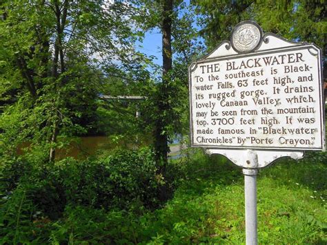 West Virginia Blackwater River Historic Marker. | West virginia ...