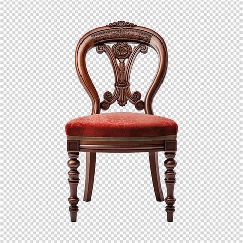 Premium Psd Wooden Chair Isolated On Transparent Background