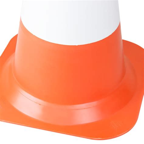 Cone Sinalizador Cm Branco E Laranja Vonder Cone Cmb E