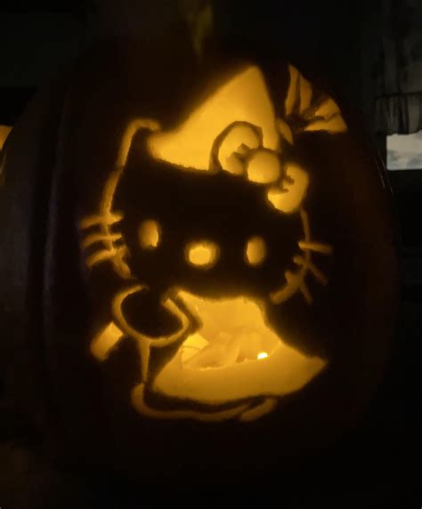 Hello Kitty Jack O Lantern