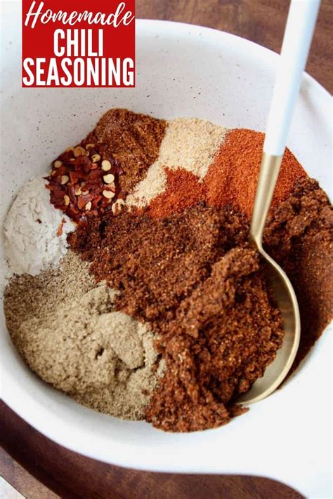 Easy Homemade Chili Seasoning Recipe