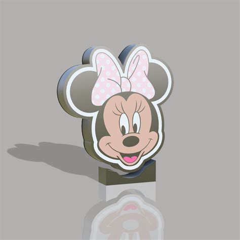 Minnie Pink Light Box By Zupa 3d Makerworld