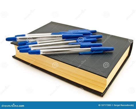 Pens At The Book Stock Image Image Of Busy Calligraphy