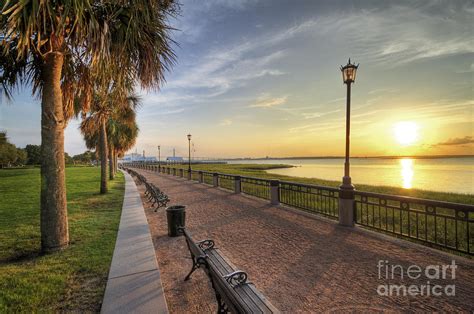 Charleston Sc Waterfront Park Sunrise Photograph by Dustin K Ryan