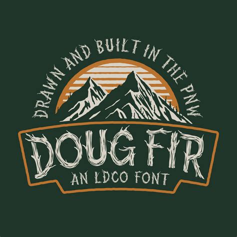 doug fir font lincoln gear