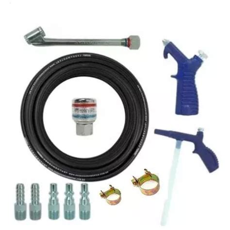 Kit Mangueira Compressor De Ar Bico Encher Pneu Schw Frete Gr Tis