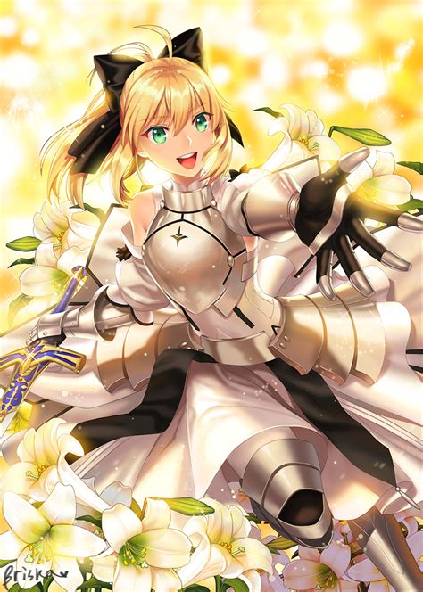 Saber Lily Saber Fate Stay Night Mobile Wallpaper By Briska