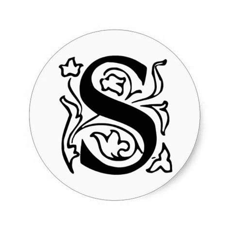 Fancy Letter S Fancy Letters S Monogram