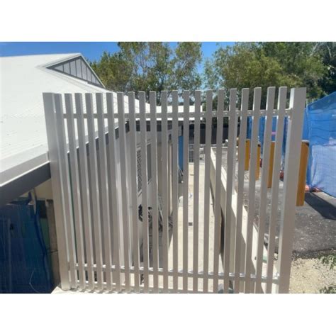 Custom Batten Fences In Sydney White Dark Grey And Black SQM Rate