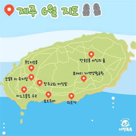 6월 가볼만한 제주도 여행스팟 베스트8