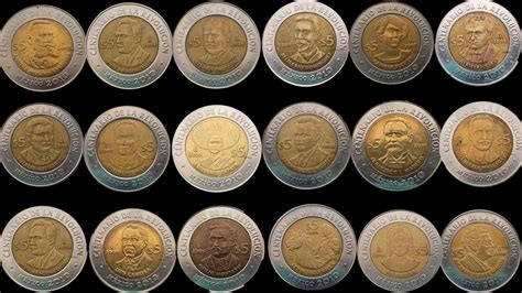 Precio 2022 De Monedas Conmemorativas De 5 Pesos Del Centenario De La RevoluciÓn