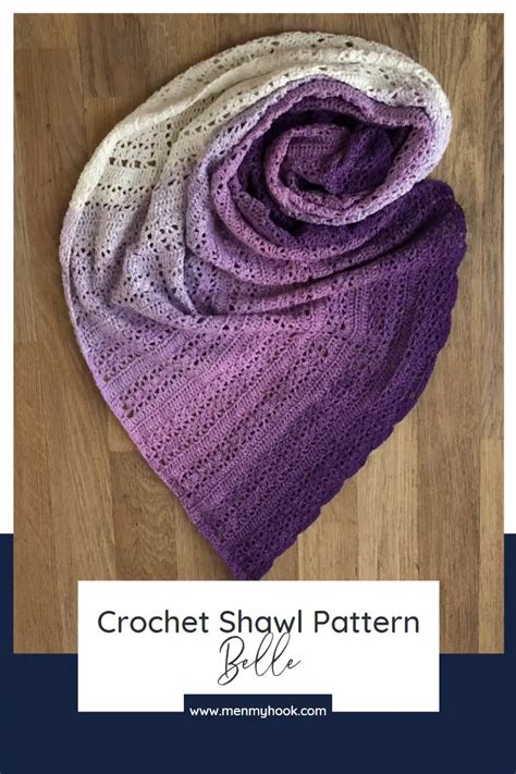 Belle Half Circle Shawl Crochet Pattern