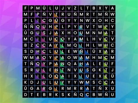 Personajes De La Obra Ollantay Wordsearch