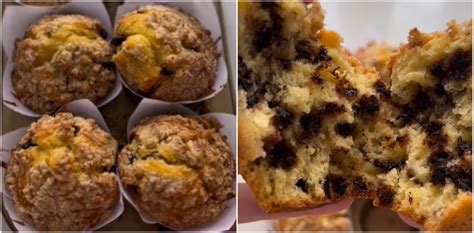 La Receta De Muffins De Nuez Y Chips De Chocolate Ricos Y F Ciles De