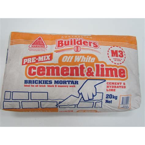 Cement&lime Mix 20kg Off White I/N 0760231 | Bunnings Warehouse