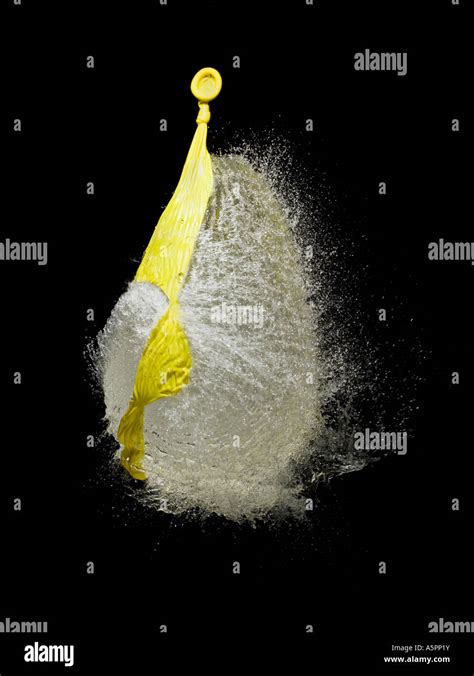 Exploding Balloon Stock Photo Alamy