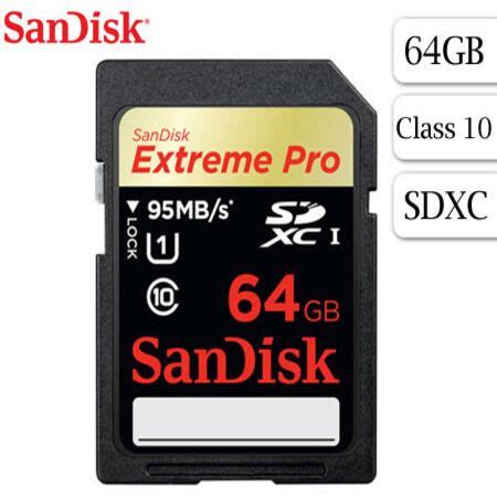 Sandisk 64GB Extreme Pro SDHC SD High Capacity Secure Digital Memory