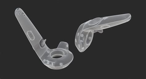 Htc Vive Pro Controllers 3d Model By Frezzy
