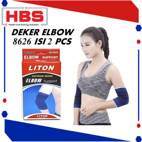 Deker Elbow Support Liton Deker Siku Lengan Arm Sleeve Dekker