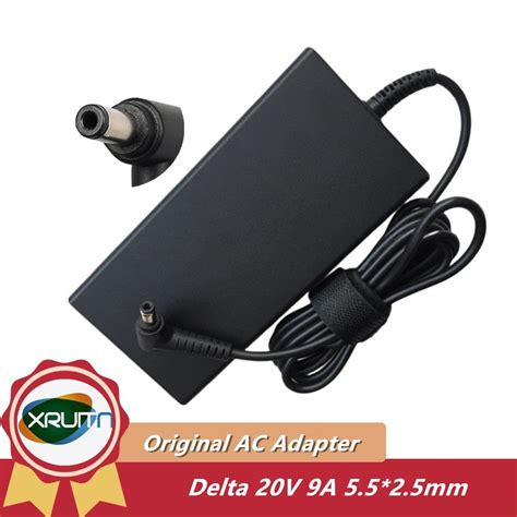 Genuine Delta AC Adapter Charger ADP 180TB H A17 180P4B 20V 9A 5 5 2