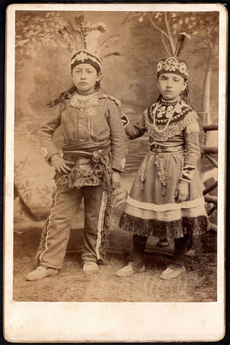 Outstanding C1880 Iroquois Indians Wearing Outstanding Regalia