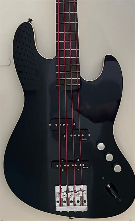 Fender Aerodyne Jazz Bass W Hi Mass Bridge Emg Geezer Reverb