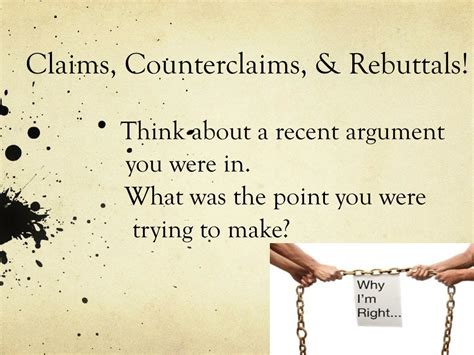 Ppt Effective Argumentation Techniques Claims Counterclaims And Rebuttals Powerpoint