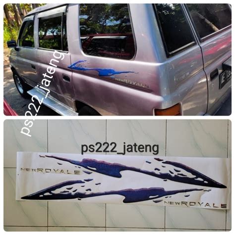 Jual Sticker Stiker List Body Panther New Royale Minibus Stiker New