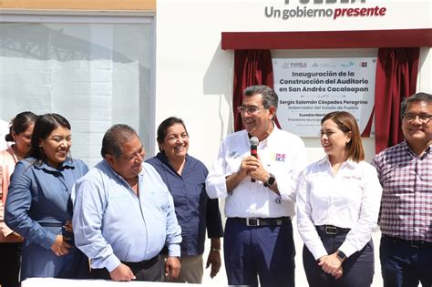 Sergio Salom N Inici Construcci N De Auditorio En Cacaloapan