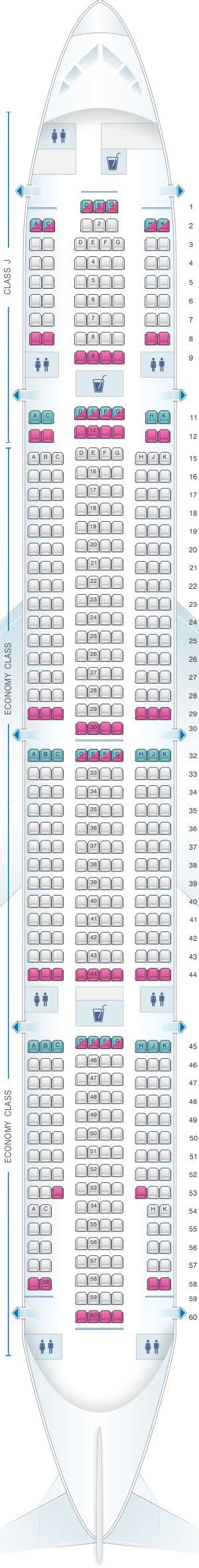 Seat Map Japan Airlines Jal Boeing B777 300er W84 Seatmaestro Porn