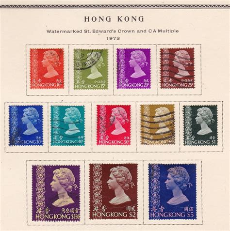 Hong Kong Stamps Used Scv Free Shipping Ebay