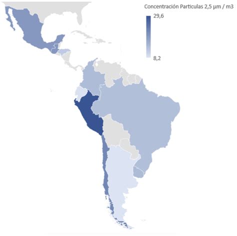 Los índices De Calidad Del Aire En Latinoamérica ¿en Qué Regiones Se