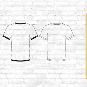 T-shirt Outline Svg, T Shirt Template SVG, Tshirt Vector Outline Svg ...