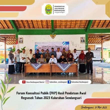 Forum Konsultasi Publik Fkp Hasil Pendataan Regsosek Tahun