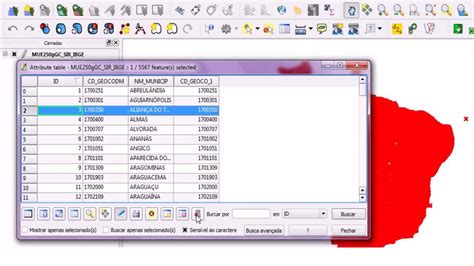 Qgis Tabela De Atributos Youtube