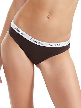 Calvin Klein Carousel Bikini 3 Pack S Cedar Sand Wood At Amazon Women