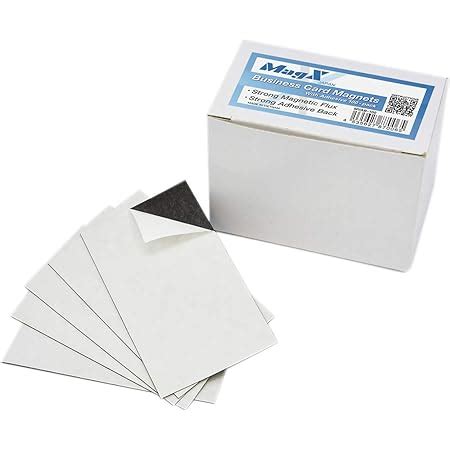 Amazon Xfasten Self Adhesive Business Card Magnets Pack Of