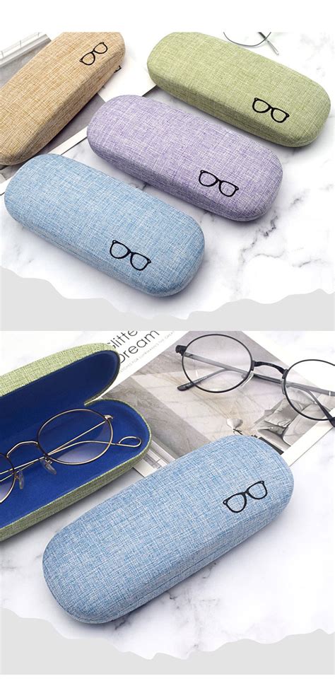 Custom Handmade Glasses Cases Packing Multicolor Cloth Eyeglasses Package Round Eyewear