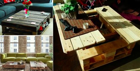 Les plus belles tables basses créées à partir de palettes de bois